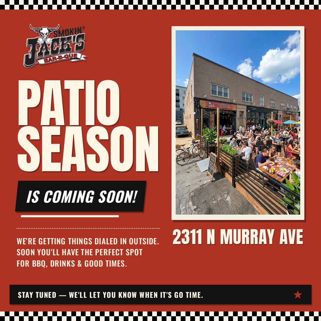 Patio Season coming soon social post